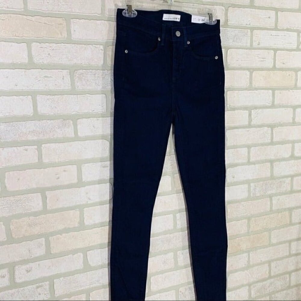 Loft NWT Cozy High Rise Denim Leggings in … - Picture 5 of 12